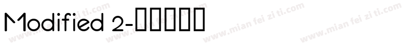 Modified 2字体转换